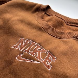 Embroidered Nike crewneck